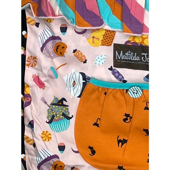NWT Matilda Jane No Tricks Halloween Treat Bag Tote Girls Wonderment Boho - Picture 4 of 10